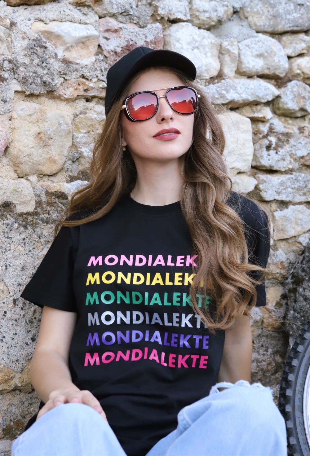 Détail d'impression DTF sur vêtement