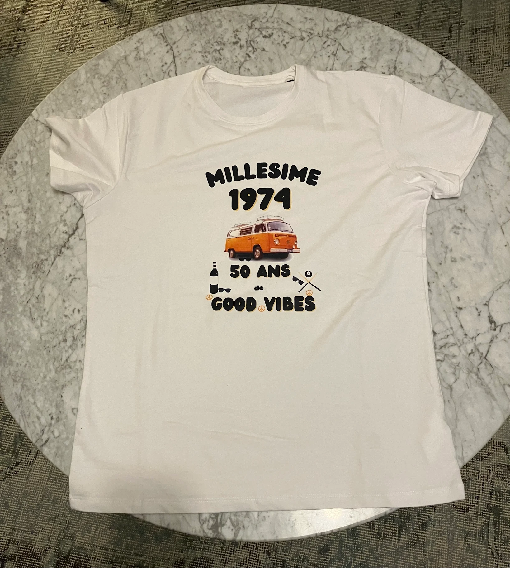 Visuel détaillé imprimé en DTF