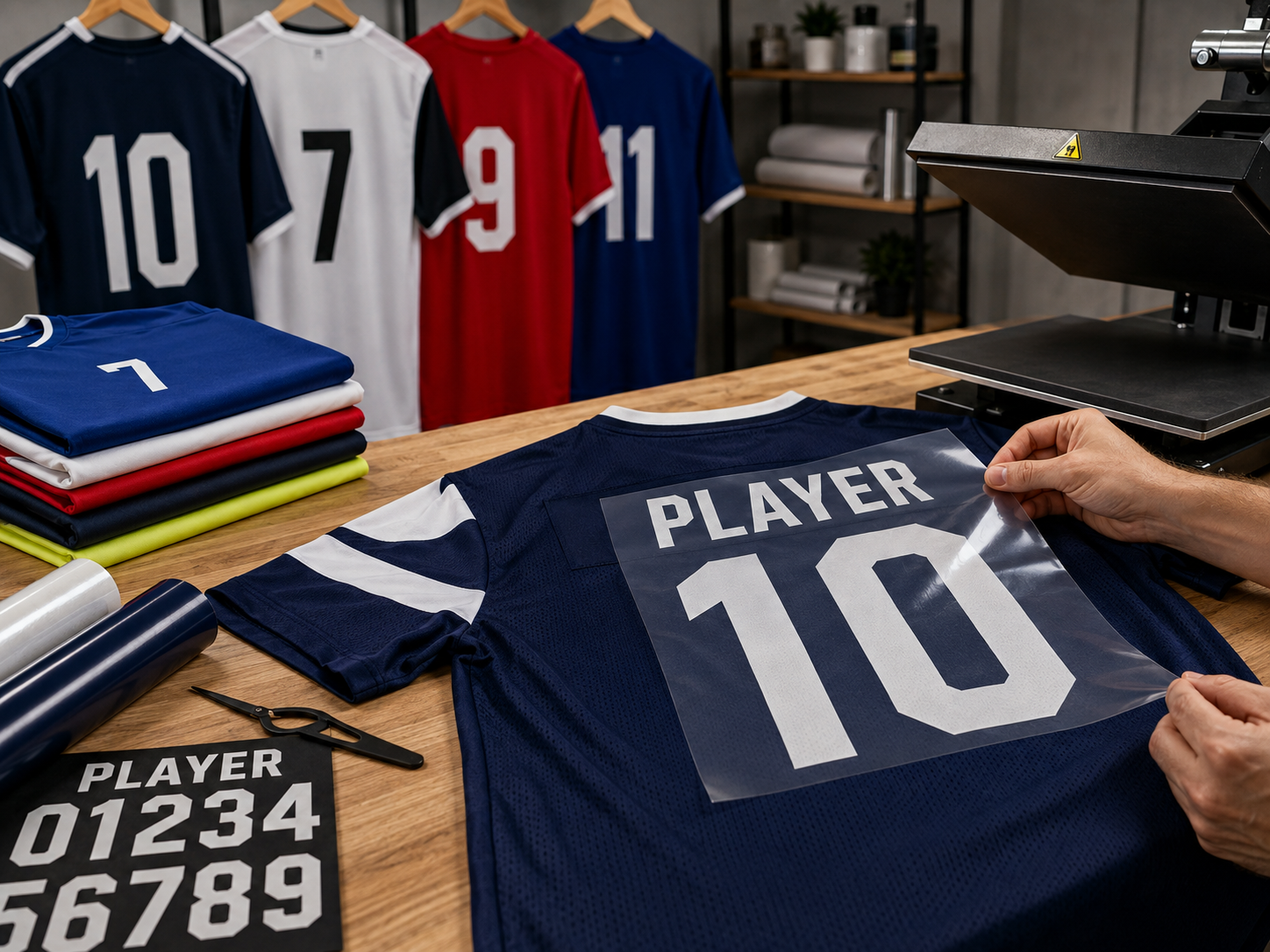 Maillot personnalisé avec nom et numéro à Rennes